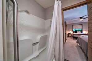 Free toiletries, hair dryer, towels
