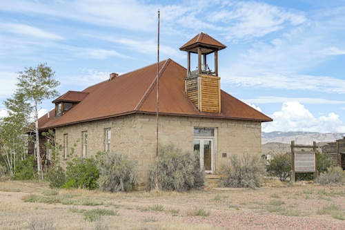 Converted Historic Schoolhouse: Wyoming Retreat