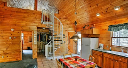 Private South Boardman Cabin on 10 Forest Acres!