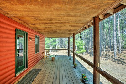 Private South Boardman Cabin on 10 Forest Acres!