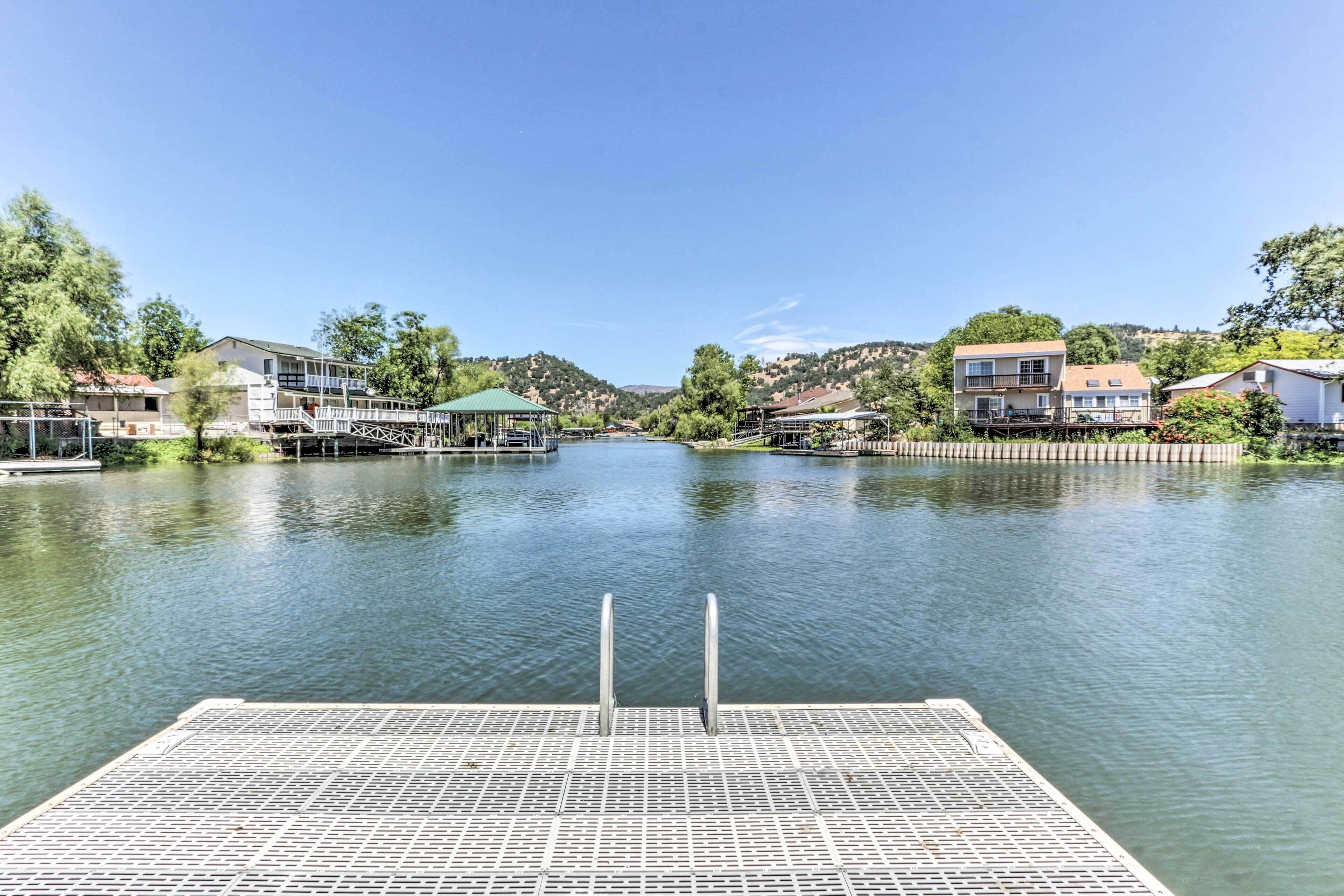 Wine Country Oasis w/ Waterfront Terrace & Dock!