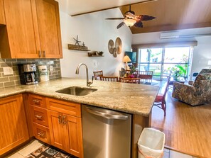 Fridge, microwave, oven, stovetop - Hale Kamaole 271 Second floor condo, easy access to best beach on Maui! (Kihei)