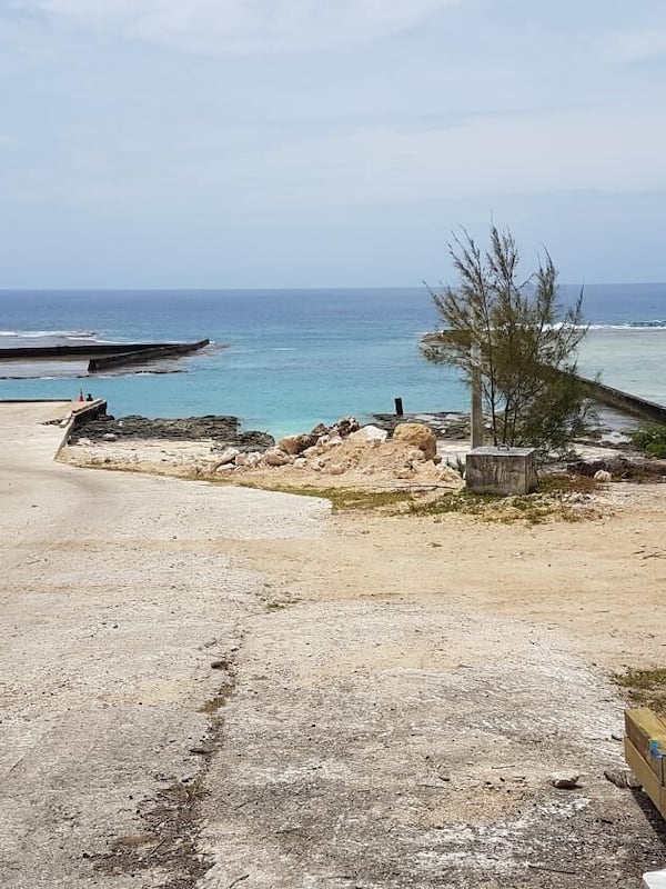 On the beach, beach bar