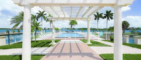 Una piscina climatizada