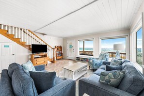 Smart TV, DVD player, books