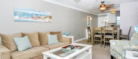 TV, ping pong, books