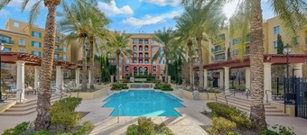 Lake Las Vegas 2 chambres (lit king size et 2 lits jumeaux) et 2 salles de bain au lac