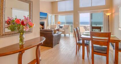 Cheery and bright upstairs unit is a perfect beach getaway!