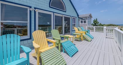 C0437 Terning Point. Corolla Oceanfront w / Pool, neue Küche umgestalten, Bettwäsche!