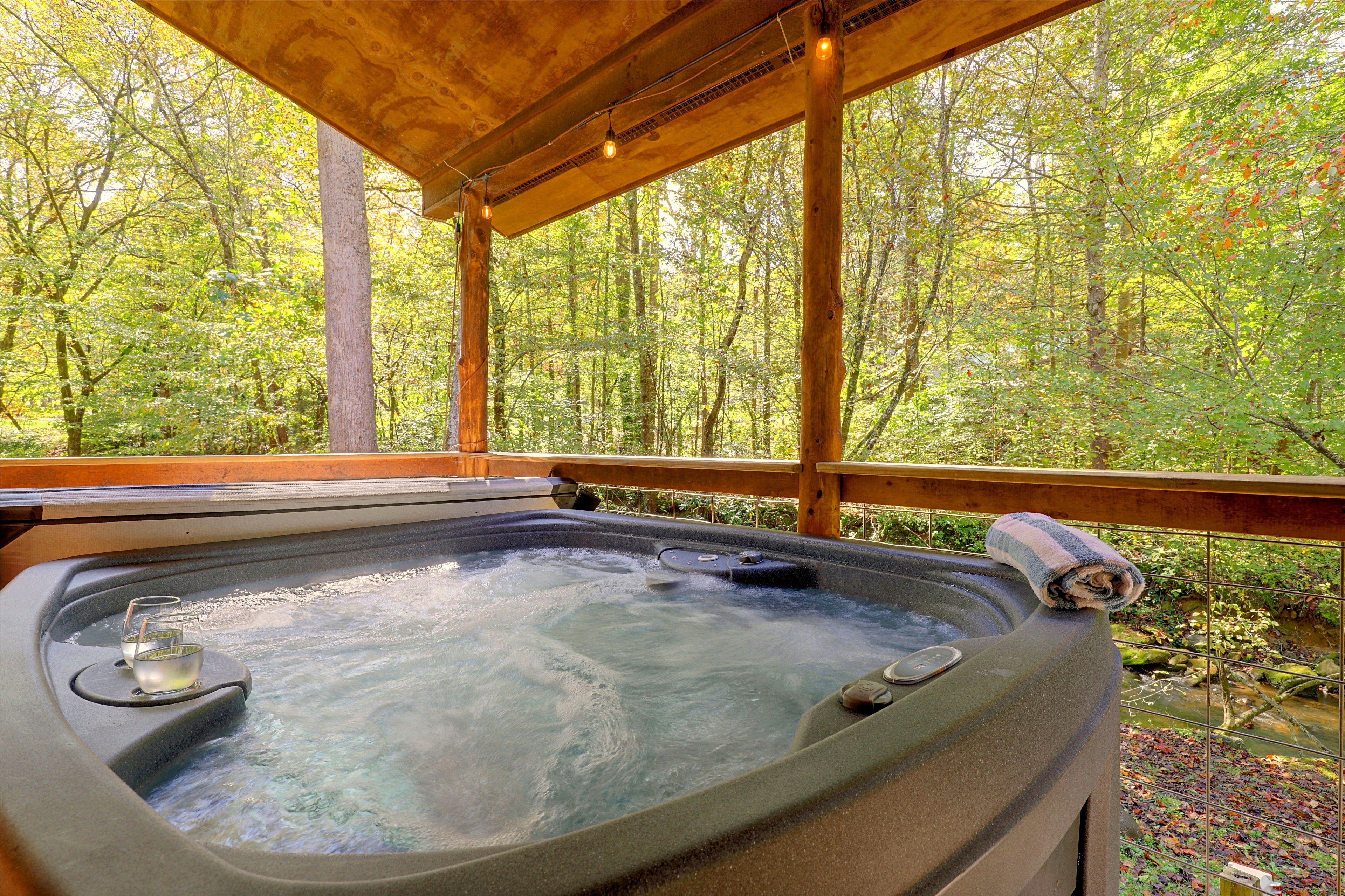 Bain à remous extérieur