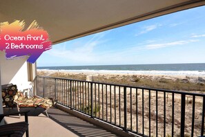 Property grounds - Cozy 2 Bedroom Ocean Front Condo with Amazing View from Covered Balcony and Free WiFi Located Midtown and Just Steps to the Beach! (OCEAN CITY)