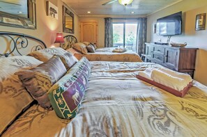 1 bedroom, iron/ironing board, Internet, bed sheets