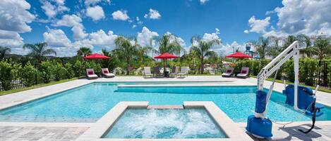 Una piscina climatizada