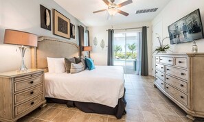 8 bedrooms, iron/ironing board, WiFi, bed sheets - Cheerful Estate with Water Park Views in Encore (Kissimmee)