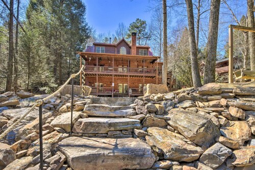 Private Cartecay River Home w/ Hot Tub & Game Room