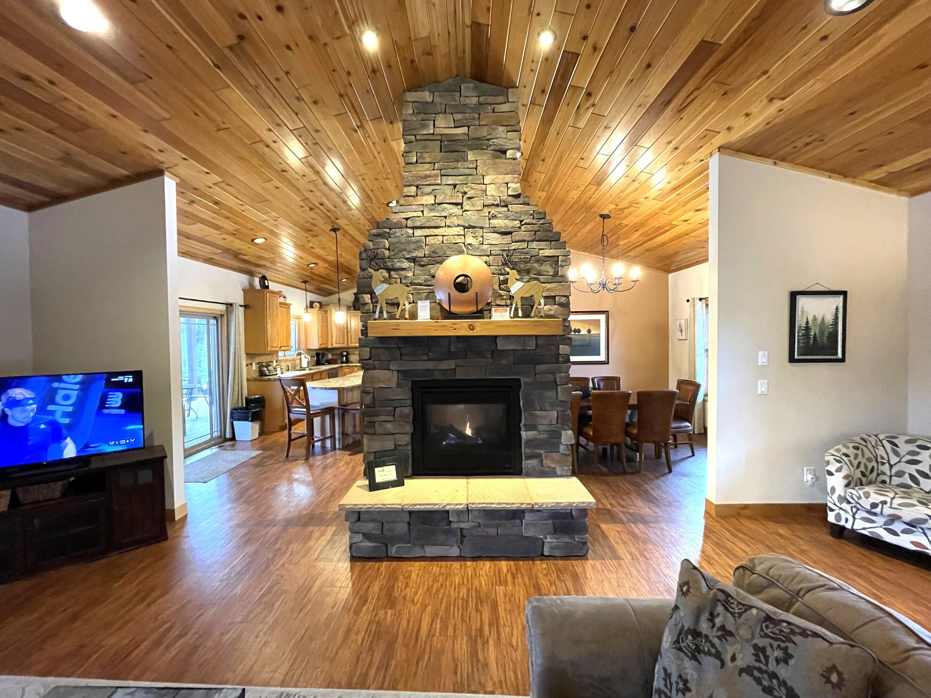 تلفزيون، مدفأة