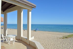 On the beach