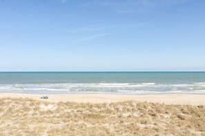 En la playa