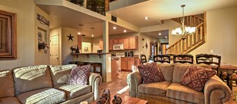 Mountain Cabin Retreat w/ Game Room, Patio & Views