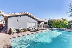 A heated pool - Heated Pool at 3 BR Home: 5 Mi to Coachella! (La Quinta)
