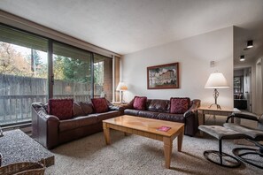 Fernseher, Kamin, DVD-Player, Stereoanlage