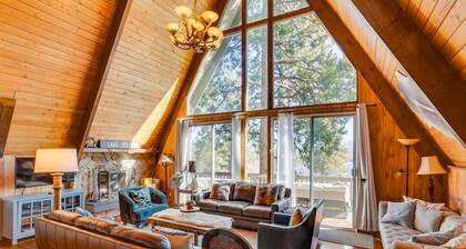 A-Frame Home w/ 3 Decks & Lake Arrowhead Views!