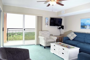 DVD player - Warm, spacious 2-bedroom oceanfront condo with a beach and ocean color gradient, free WiFi, and a mind-blowing ocean view located midtown and just steps to the beach! (Ocean City)