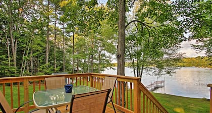 Scenic Lyman Home on Swan Pond w/ Wraparound Deck!