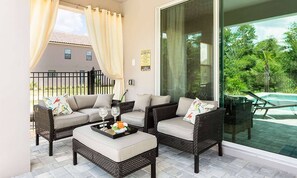 Terrace/patio - Stylish Home with Themed Bedroom at Reunion (Kissimmee)