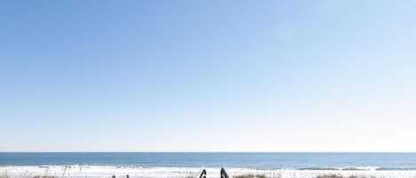 On the beach