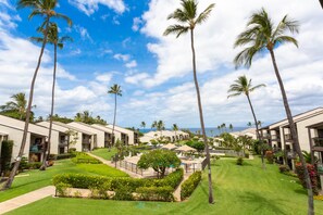 Property grounds - Hale Kamaole 342 Third floor condo, easy access to best beach on Maui! (Kihei)