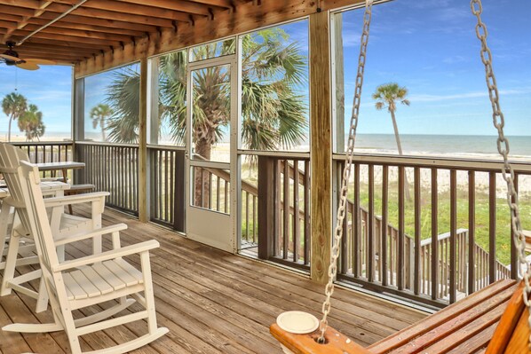 Property grounds - Gulf Front on Indian Pass ~ Sea Gem 2 (Port St Joe)