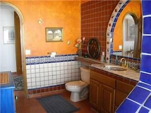 Douche, serviettes fournies