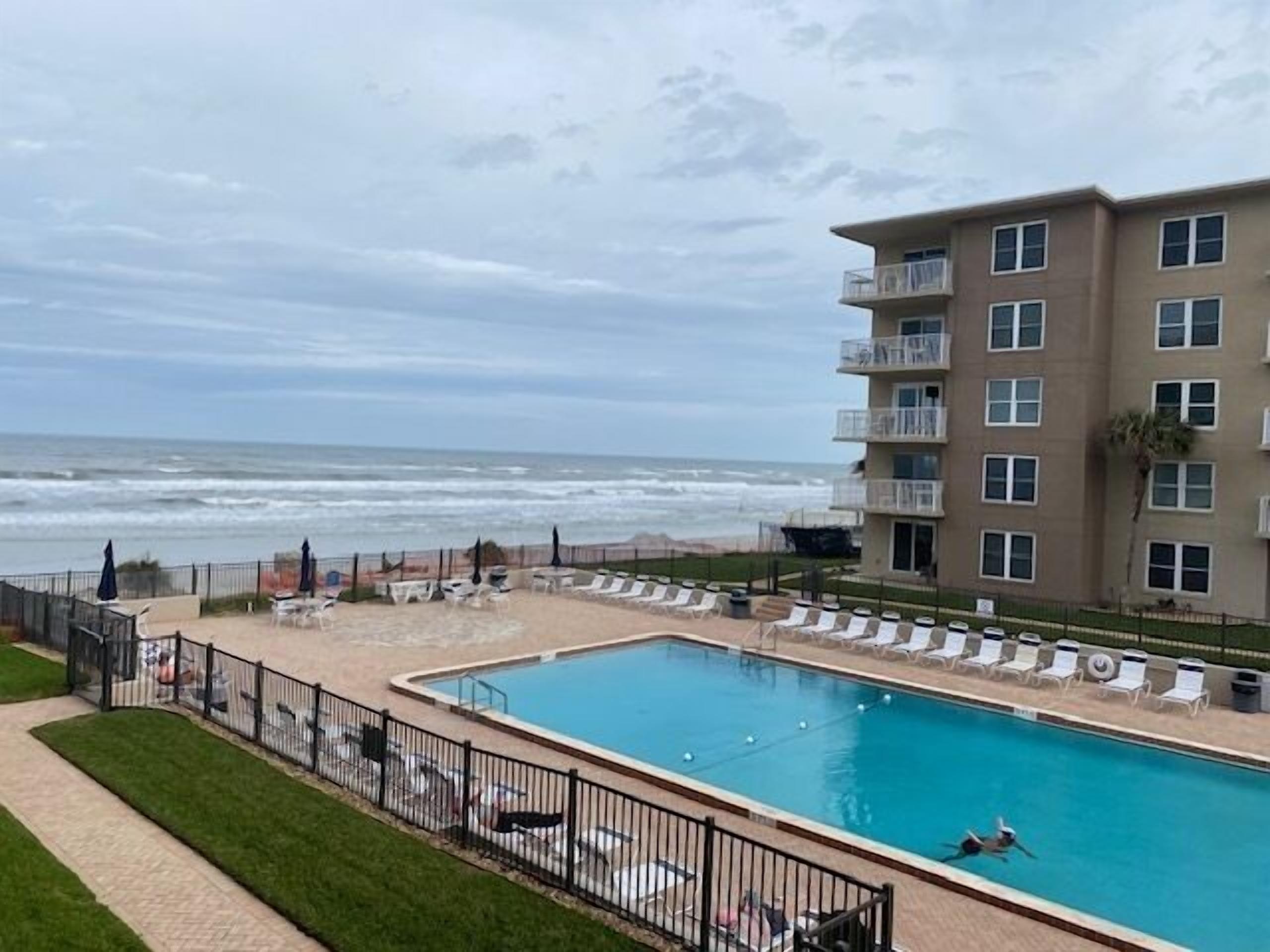 Sunrise view over the ocean in this direct ocean front complex!