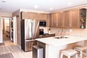 Fridge, microwave, oven, stovetop - Hale Kamaole 156 Ground floor condo, easy access to best beach on Maui! (Kihei)