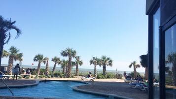 Indoor pool, outdoor pool