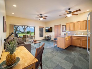 Televisión y reproductor de DVD 