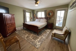 Bedroom with TV! - Spacious w/ 2enSuites, Steps2Bus, Garage, & Games! (Steamboat Springs)