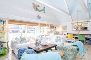 Smart TV, DVD player, books