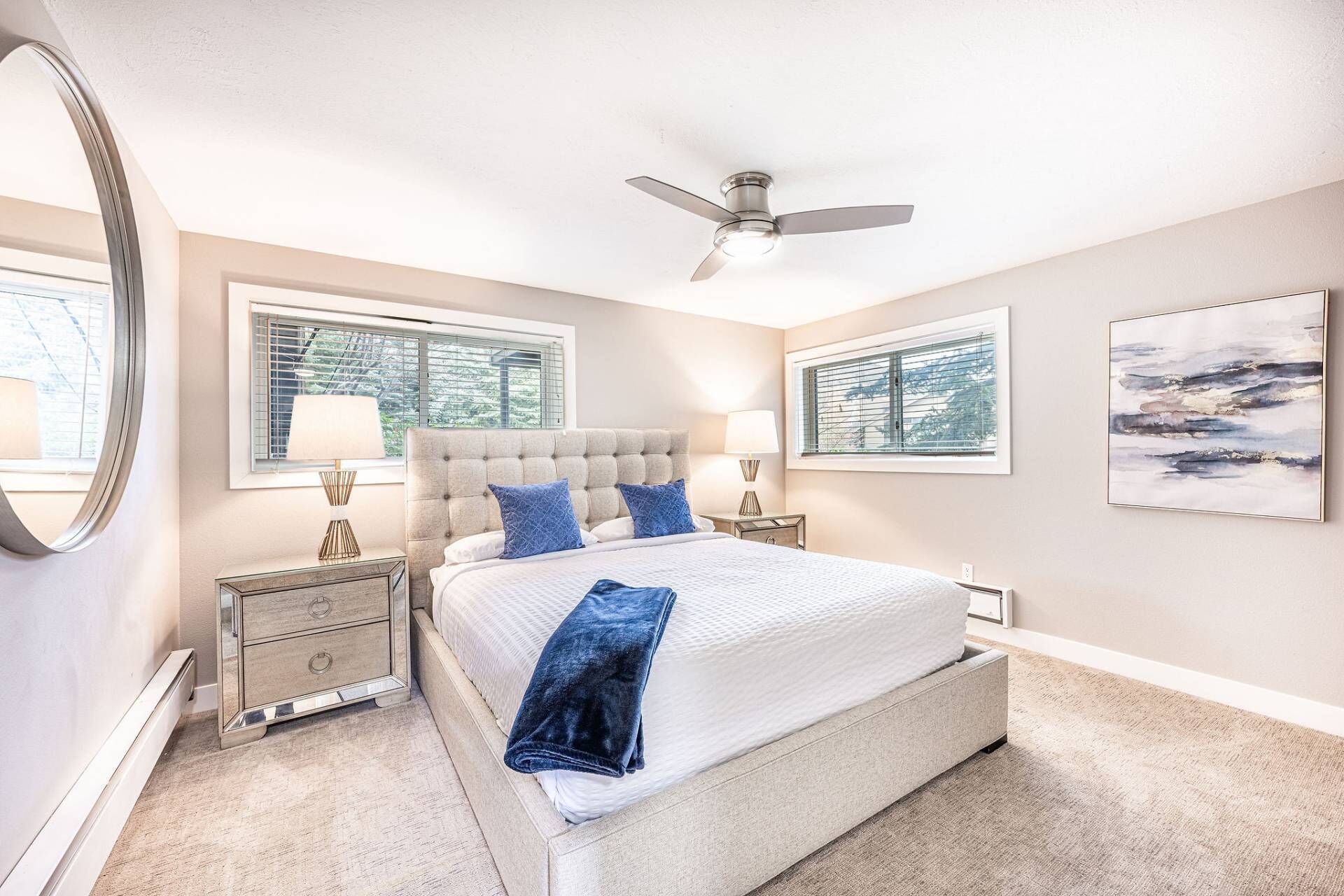 4 多间卧室、熨斗/熨衣板、免费 WiFi、床单