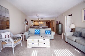 Fireplace, DVD player