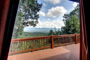 Interior - Experience bliss at our pet-friendly retreat with million-dollar mountain views, hot tub, fire-table, gas grill, WiFi, and unparalleled tranquility -STAR (Ellijay)