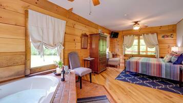 2 bedrooms, iron/ironing board, travel crib, internet