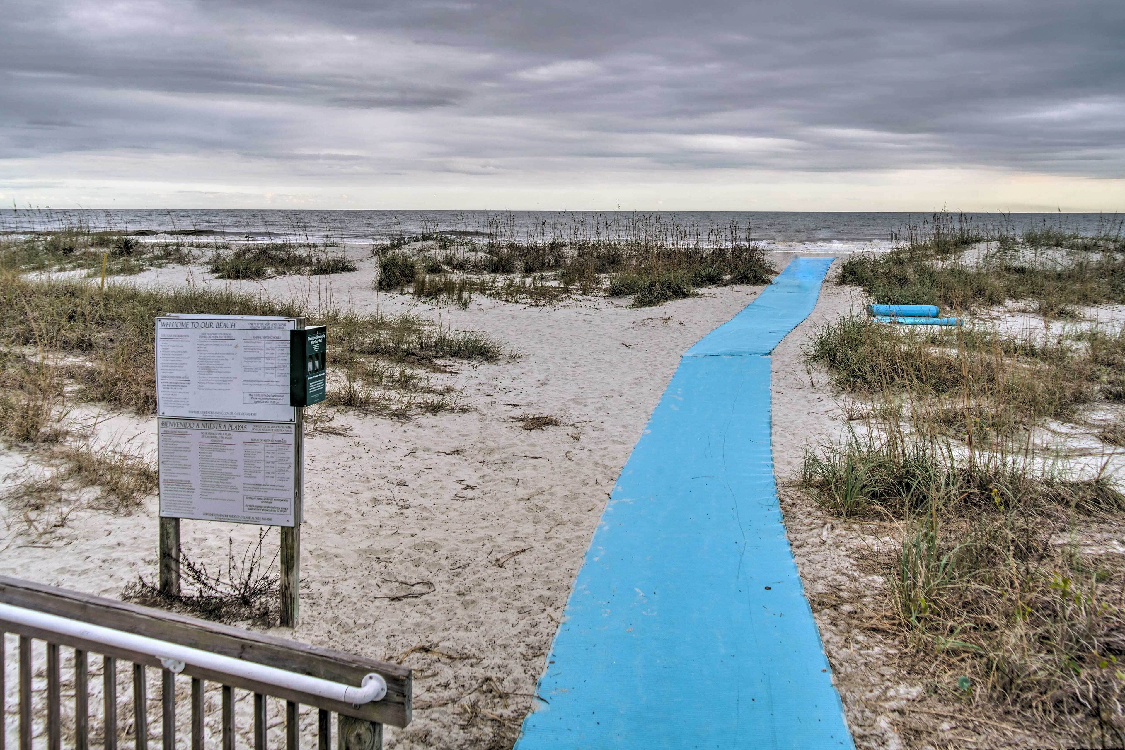 Beach nearby