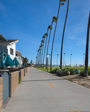Property grounds - Spacious lower oceanfront located within walking distance of the Balboa Pier fun (Newport Beach)