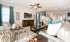 TV, video game console, table football - Luxurious Villa with Tiki Themed Game Room at Encore (Kissimmee)