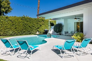 Una piscina riscaldata