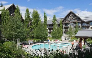 Pool - True Ski-In/Out Getaway | Pool, Hot Tub & Ski Valet | Managed by Aloha Whistler (Whistler)