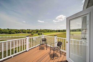 Terrace/patio - Updated Berger Cottage w/ Pool, on a Private Farm! (Berger)