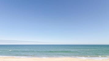 在海滩
